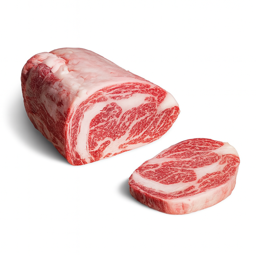 Chocolate Fed Wagyu Cuberoll Rib Eye Steak | 200g | MB 9+