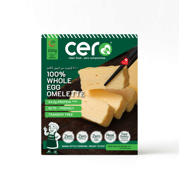 Cero 100% Whole Egg Omelette
