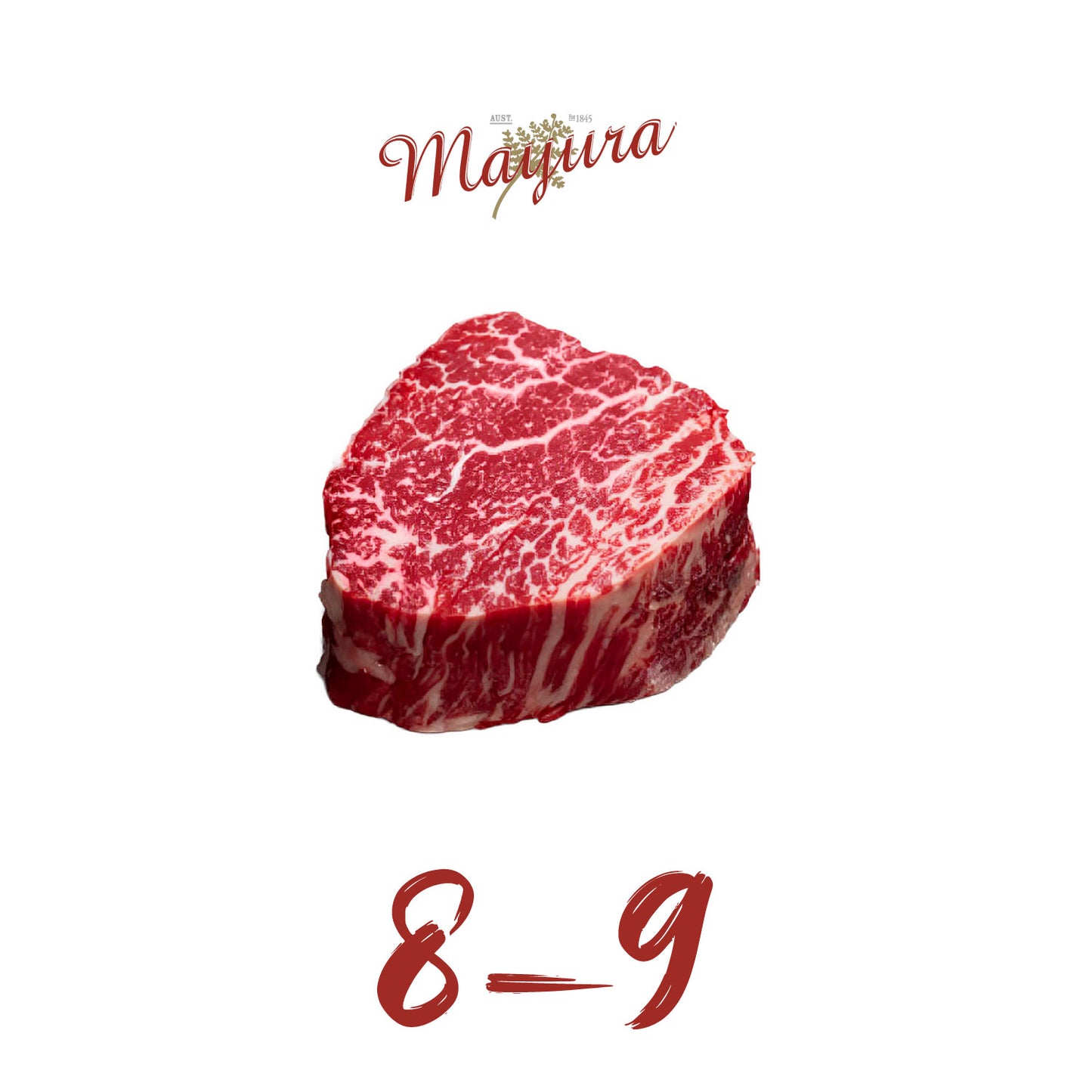 Mayura Chocolate Fed Wagyu Tenderloin | 2.5kg | MB 8–9
