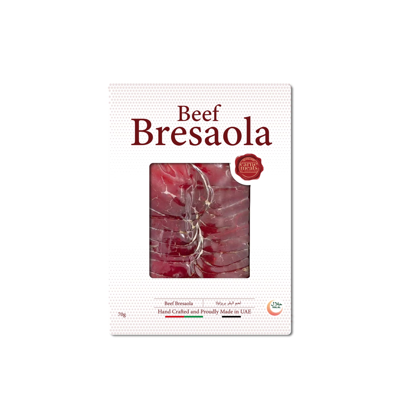 Pre-Sliced Air-Dried Beef Bresaola | 70g