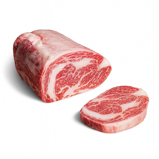 Chocolate Fed Wagyu Cuberoll Rib Eye Steak | 200g | MB 9+