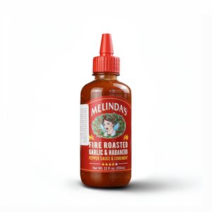 Fire Roasted Garlic & Habanero Pepper Sauce | 12 oz