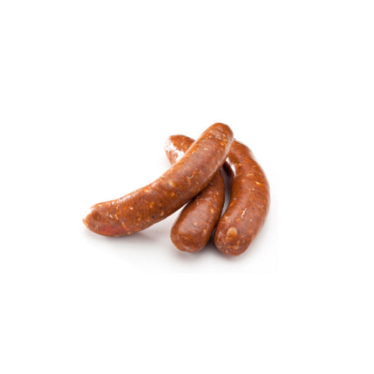 Frozen Raw Coarse Lamb Merguez Sausages, Natural Casing | 45g | 1kg