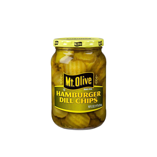 US MT. OLIVE Hamburger Dill Pickle Chips | 960ml