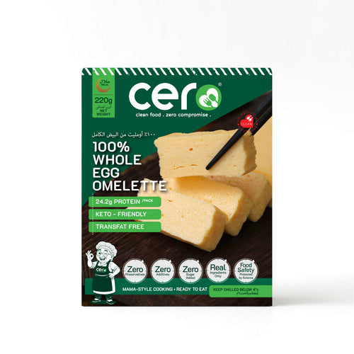Cero 100% Whole Egg Omelette