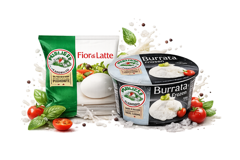 Frozen Mozzarella Now Only 5.5 AED/PC
Premium Burrata Now Only 7 AED/PC
