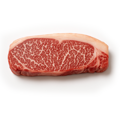 Chocolate Fed Wagyu Striploin Steak MB9+ | 250g