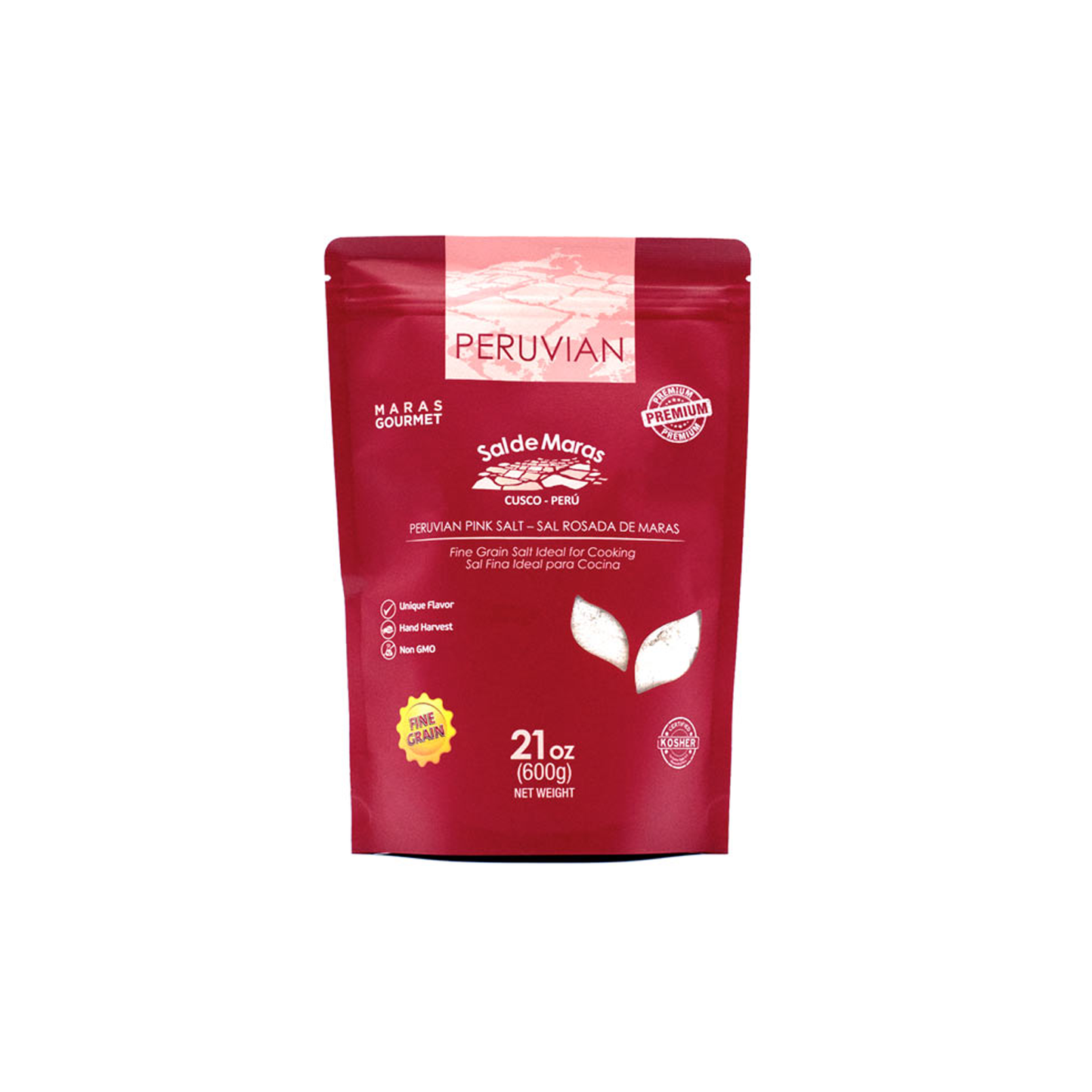 Peruvian Pink Salt | Fine Grain | 600g