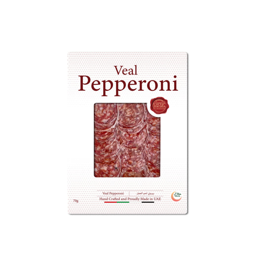 Pre-Sliced Air-Dried Veal Pepperoni | 70g